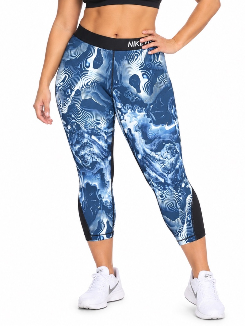 Nike pro Womens cropped training tights/leggings Size XL/extra large drifit